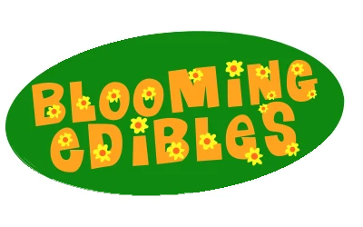Blooming Edibles Logo link to website