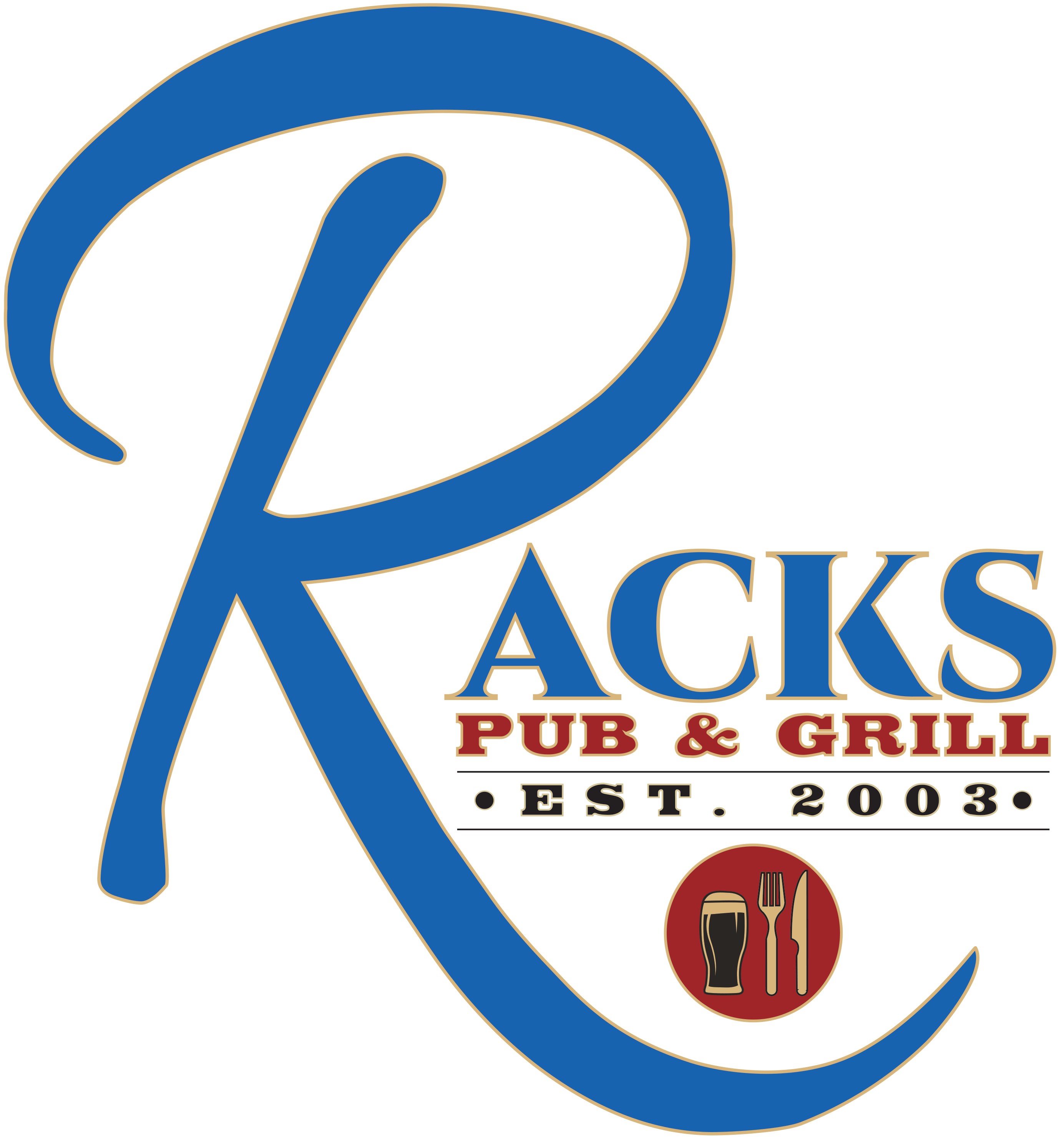 Rack's Pub & Grill Logo link to website